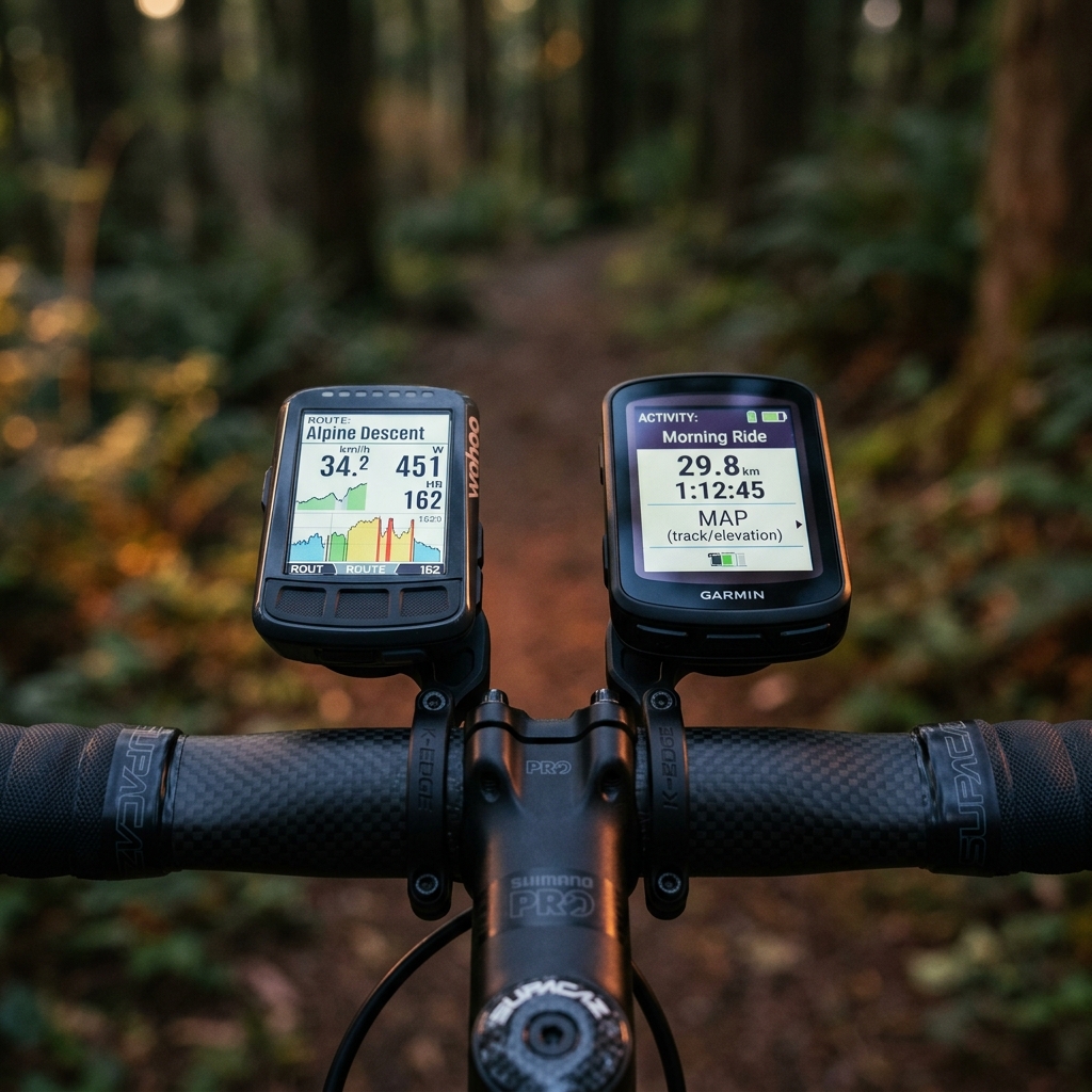 Garmin Edge and Wahoo Elemnt