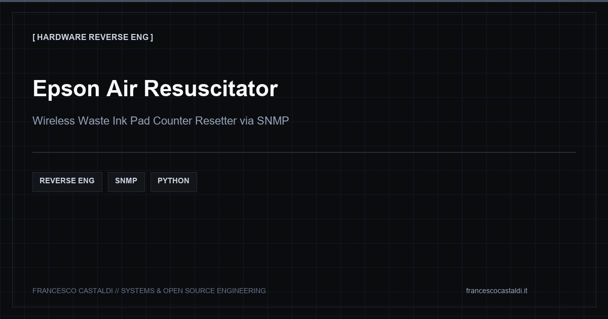 Epson Air Resuscitator
