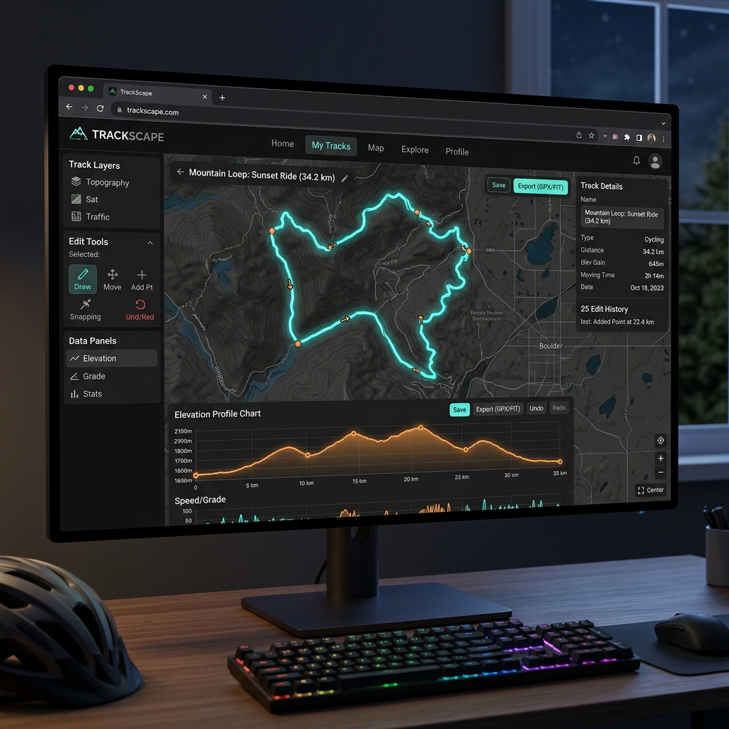 GPX Editor Web App